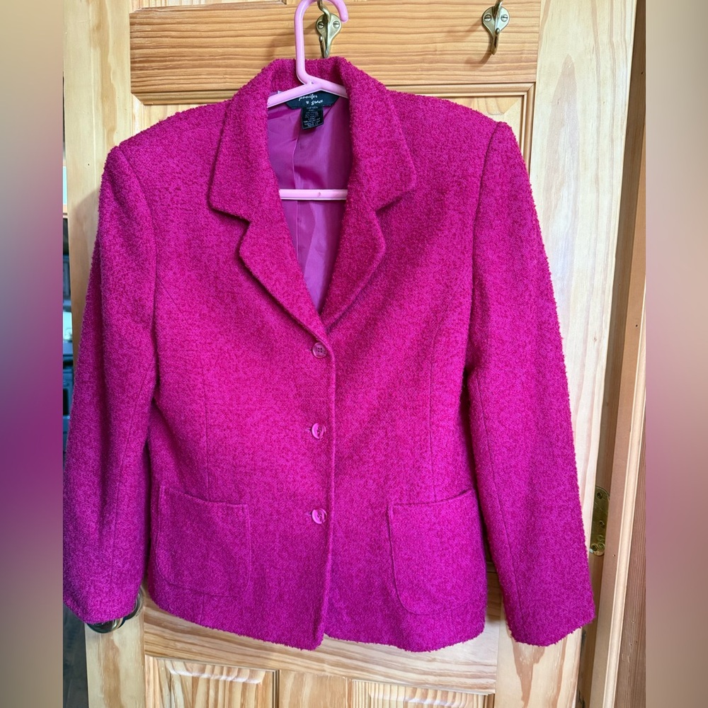 Chic Magenta Blazer
Size 14_ fits like a 12